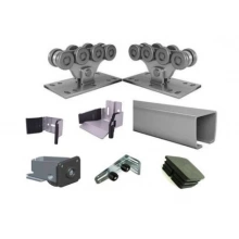 ALUTECH 450P комплектующие для откатных ворот с полимерными роликами без балки до 450 кг. АЛЮТЕХ
