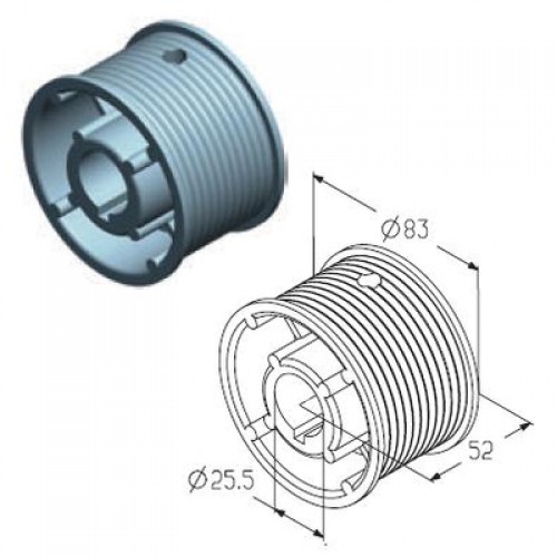 Alutech CD010N барабан АЛЮТЕХ