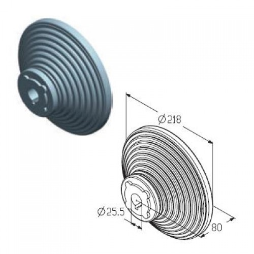 Alutech CD011V барабан АЛЮТЕХ