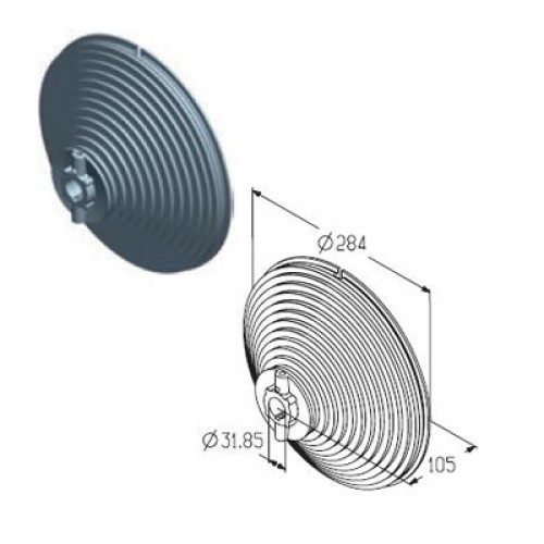 Alutech CD018V-5/4 барабан АЛЮТЕХ