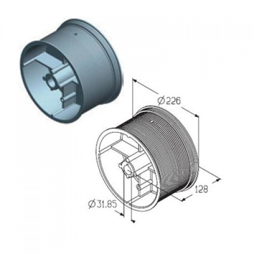 Alutech CD032N-5/4 барабан АЛЮТЕХ