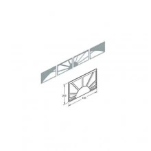 Alutech Sunrise 4 DIS043-4 комплект вставок декоративных АЛЮТЕХ