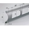 Рольставни решетчатые 700x900 мм. АЛЮТЕХ